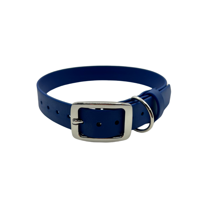 Belt Buckle Collar - Navy