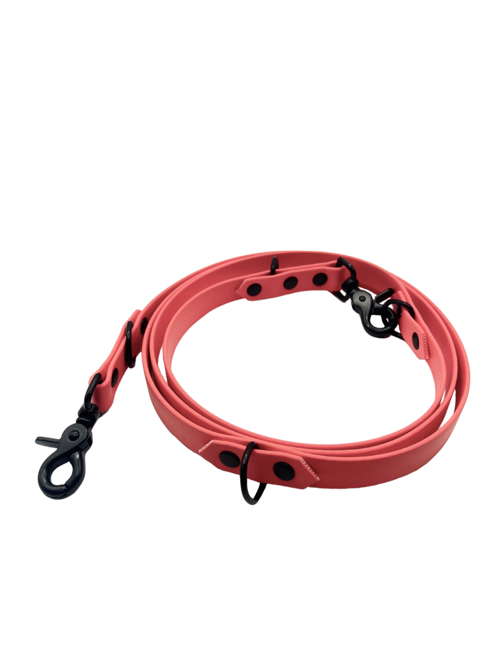 Multi-Clip Leash - Coral