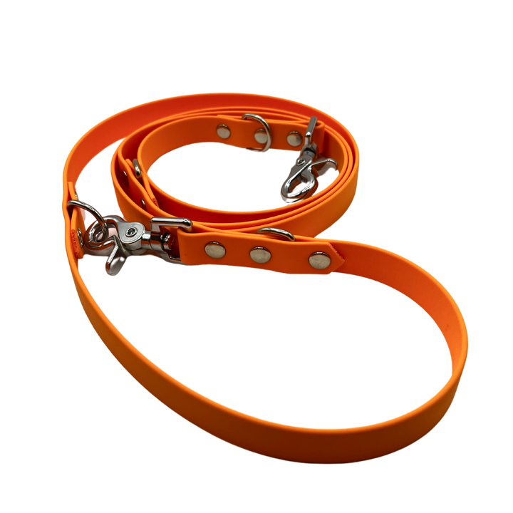 Multi-Clip Leash - Mandarin
