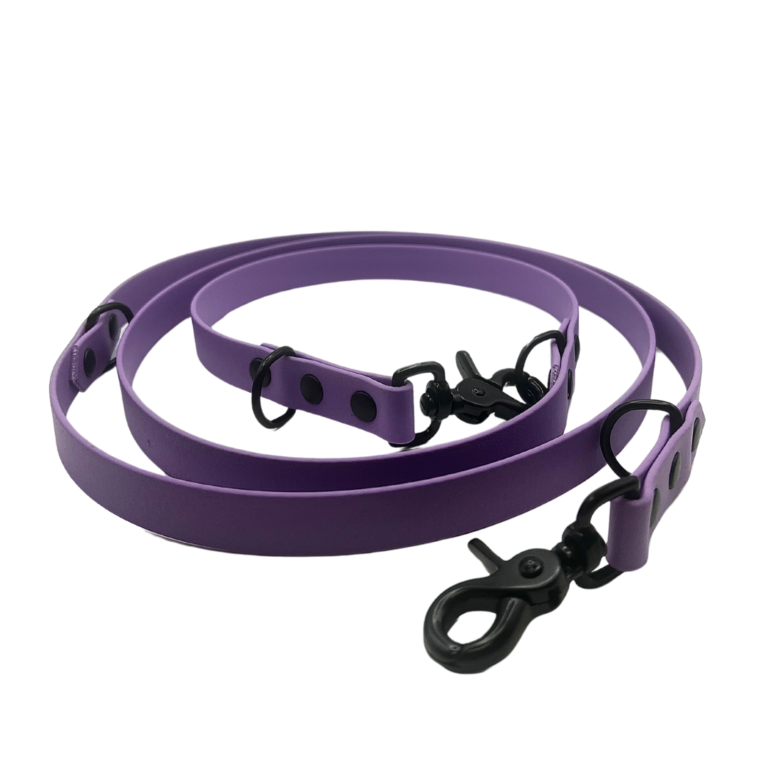 Multi-Clip Leash - Orchid Amethyst